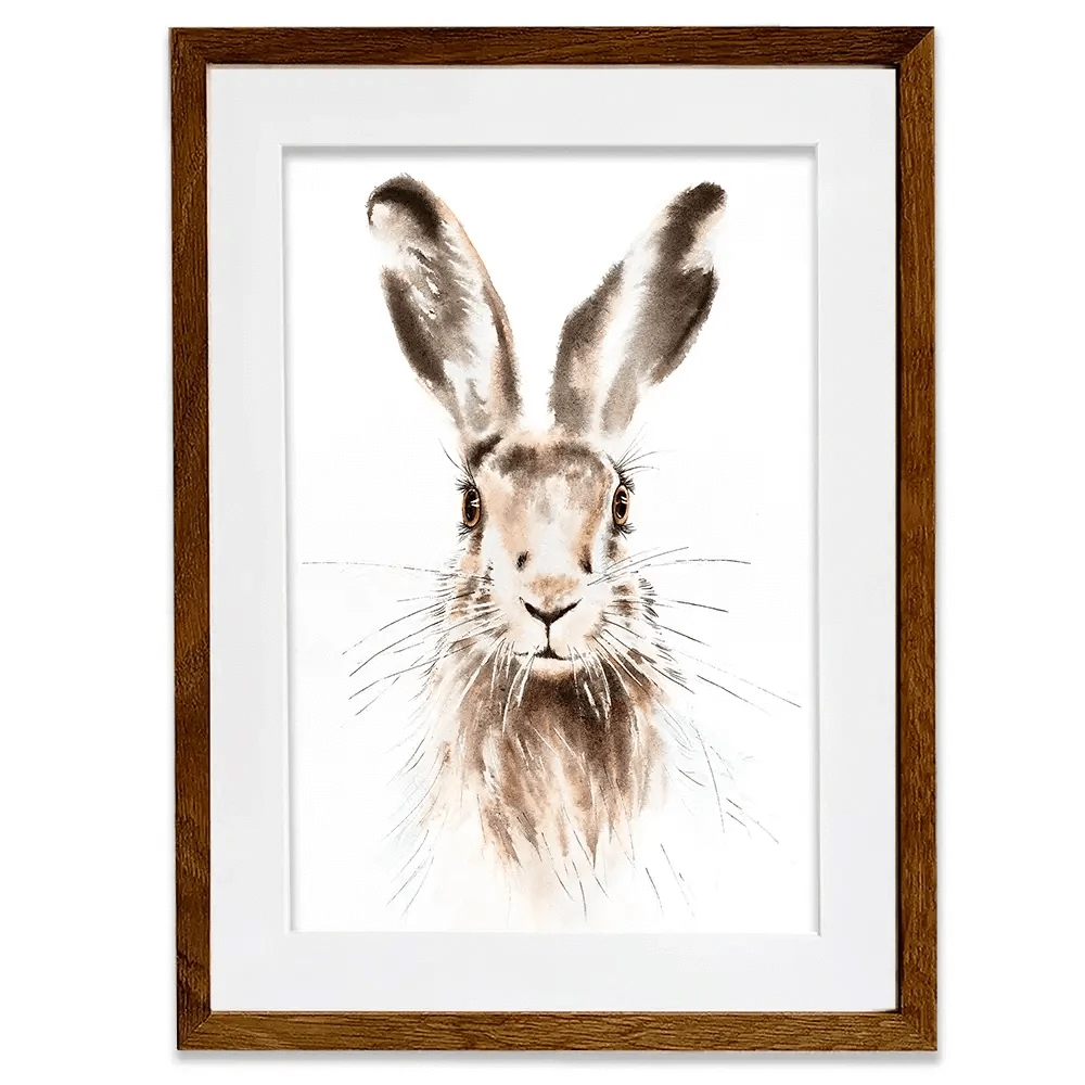 Harry The Hare Framed Art Print Harry The Hare Framed Art Print wall art product Bolotova Tatyana / Shutterstock
