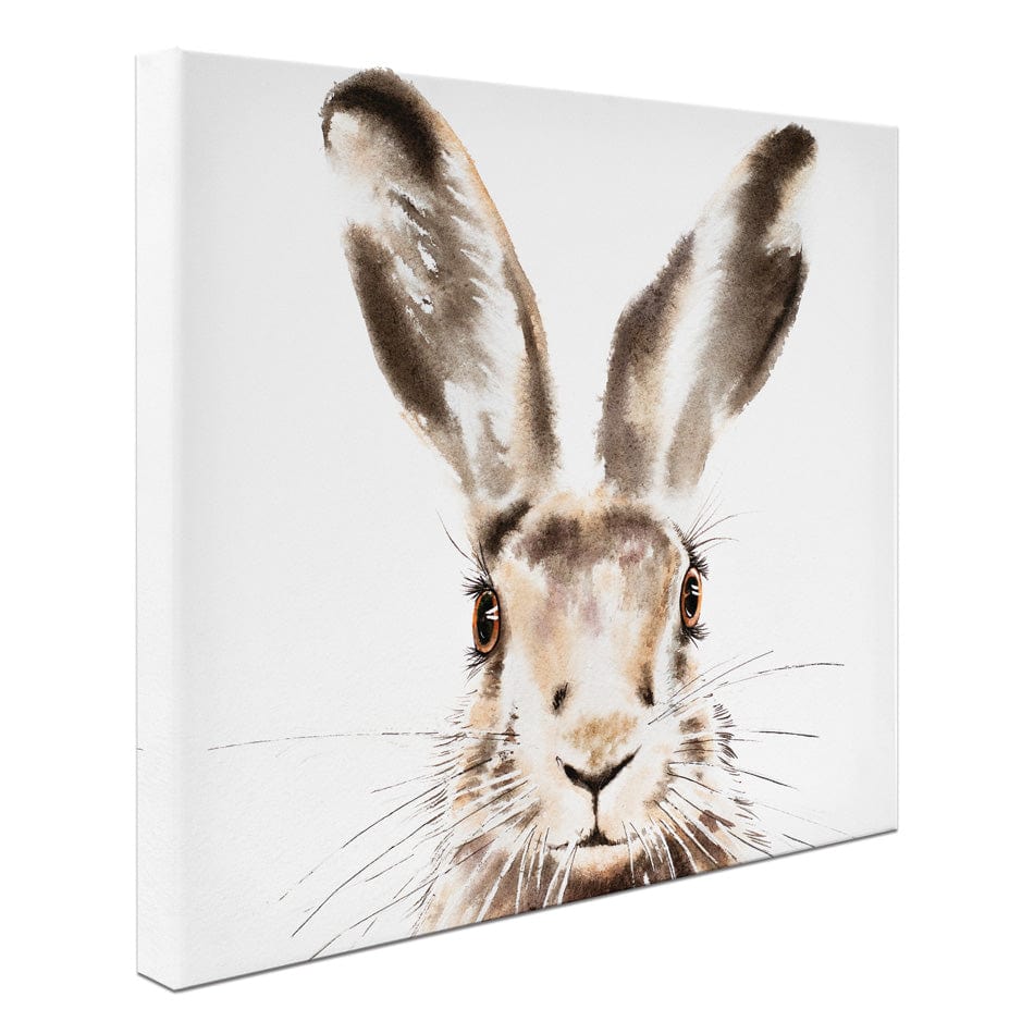 Harry The Hare Square Canvas Print wall art product Bolotova Tatyana / Shutterstock