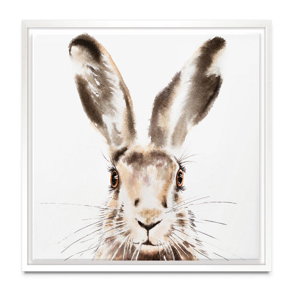 Harry The Hare Square Canvas Print wall art product Bolotova Tatyana / Shutterstock