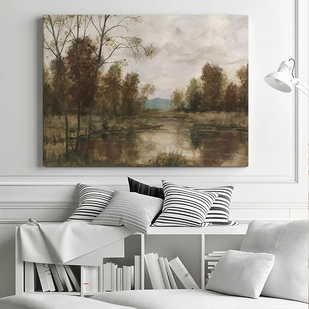 Harvest Moor Canvas Print Harvest Moor Canvas Print wall art product Michael Willett
