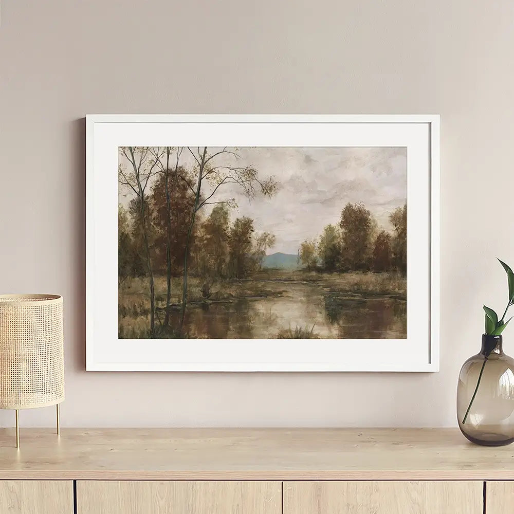Harvest Moor Framed Art Print Harvest Moor Framed Art Print wall art product Michael Willett