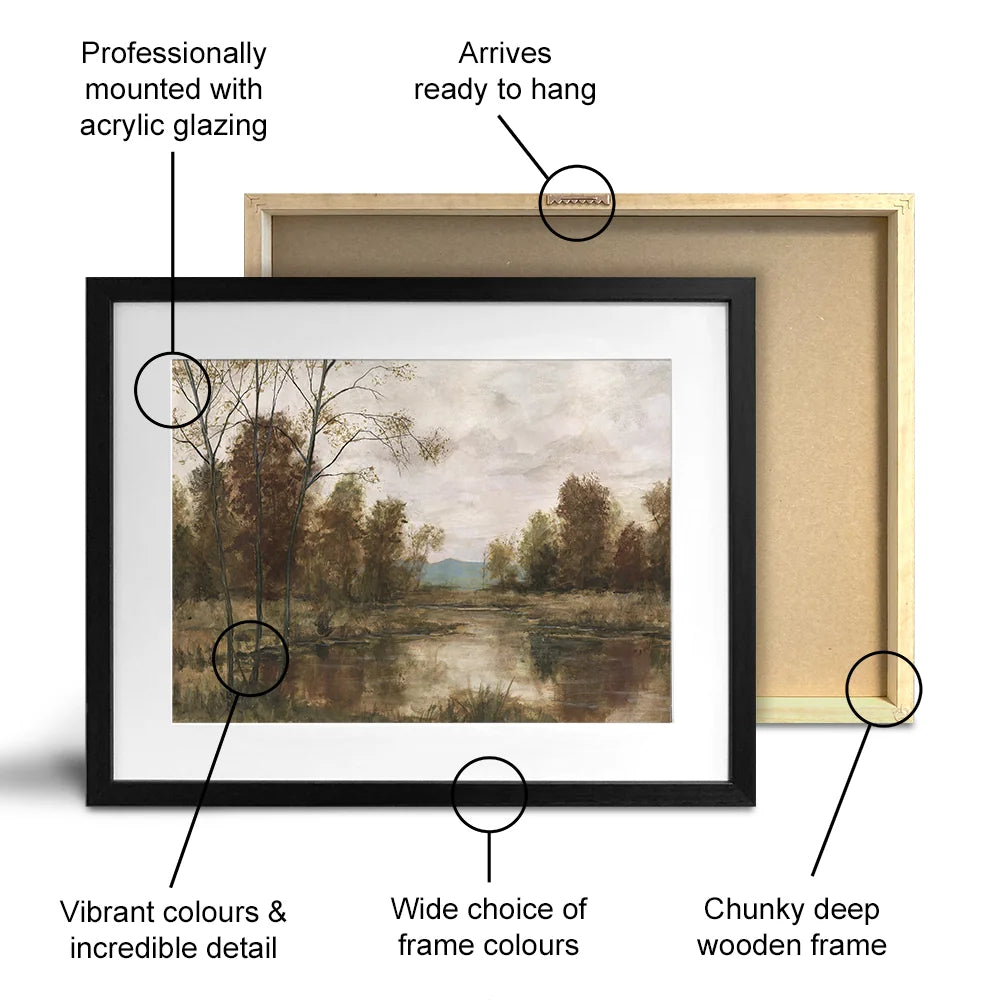 Harvest Moor Framed Art Print Harvest Moor Framed Art Print wall art product Michael Willett
