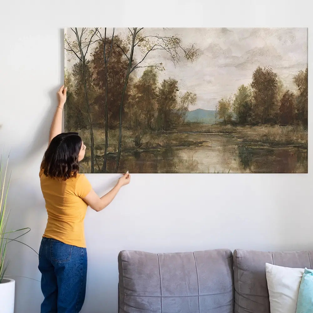 Harvest Moor Oversized Canvas Print Harvest Moor Oversized Canvas Print wall art product Michael Willett