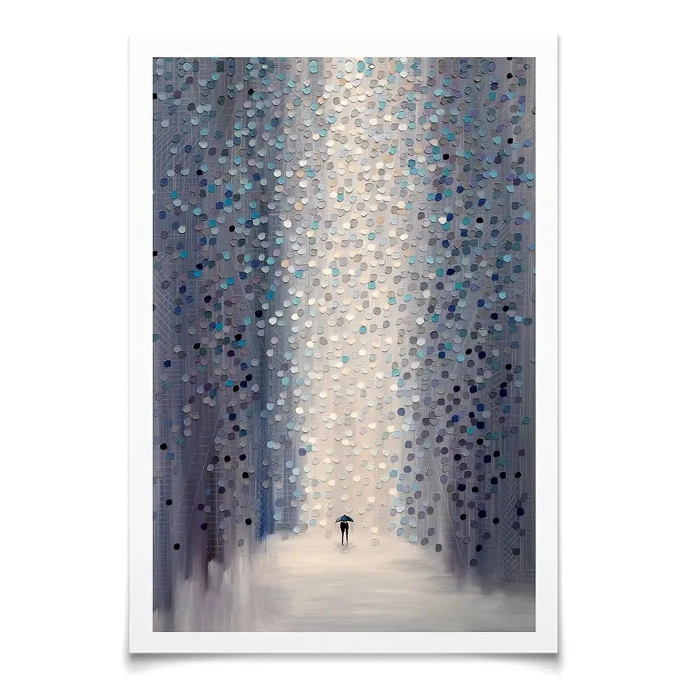 Hazy Rain Art Print Hazy Rain Art Print wall art product Ekaterina Ermilkina