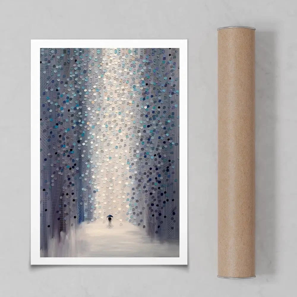 Hazy Rain Art Print Hazy Rain Art Print wall art product Ekaterina Ermilkina