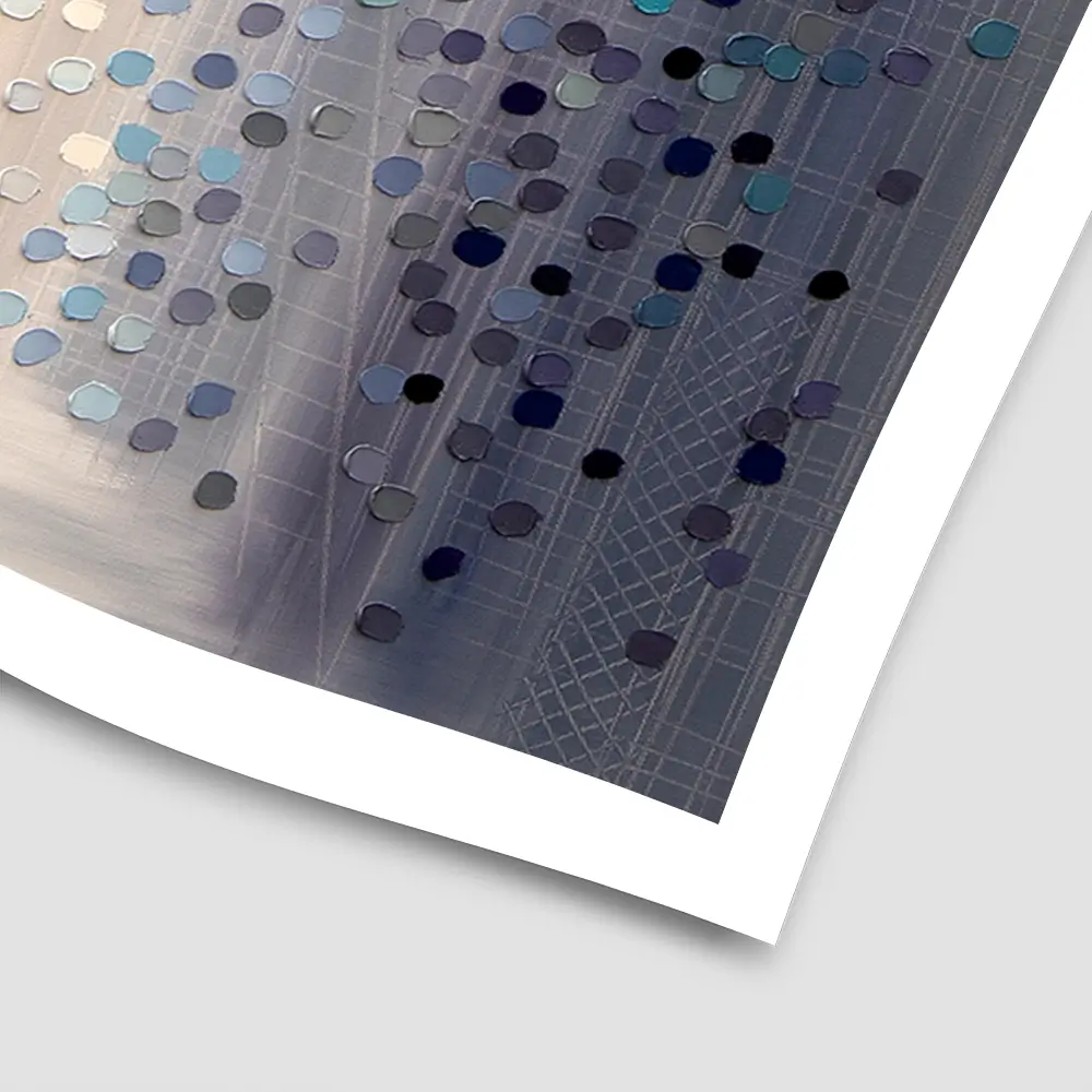 Hazy Rain Square Art Print Hazy Rain Square Art Print wall art product Ekaterina Ermilkina