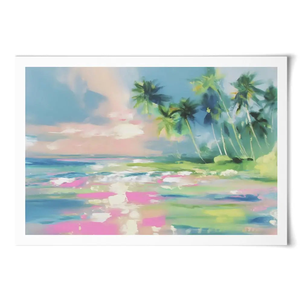 Hazy Sea View Art Print Hazy Sea View Art Print wall art product Franklyn Gregory - Independent