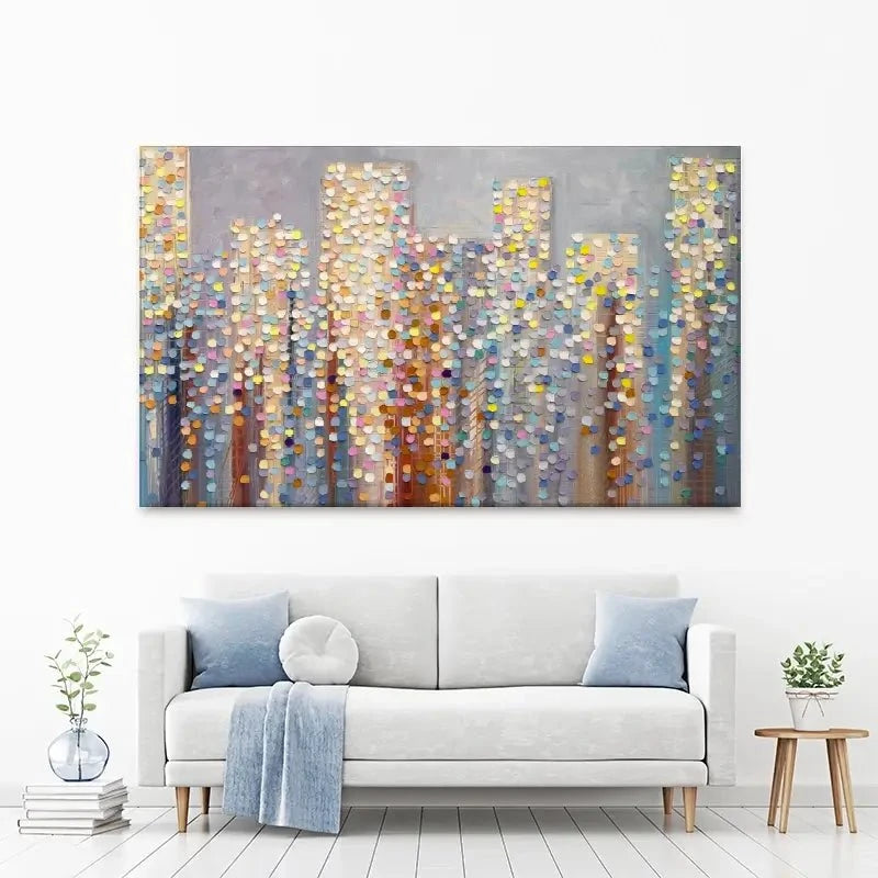 Hazy Sky Canvas Print Hazy Sky Canvas Print wall art product Ekaterina Ermilkina