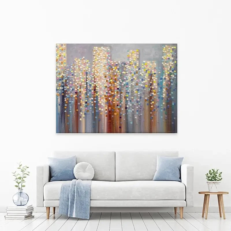 Hazy Sky Canvas Print Hazy Sky Canvas Print wall art product Ekaterina Ermilkina