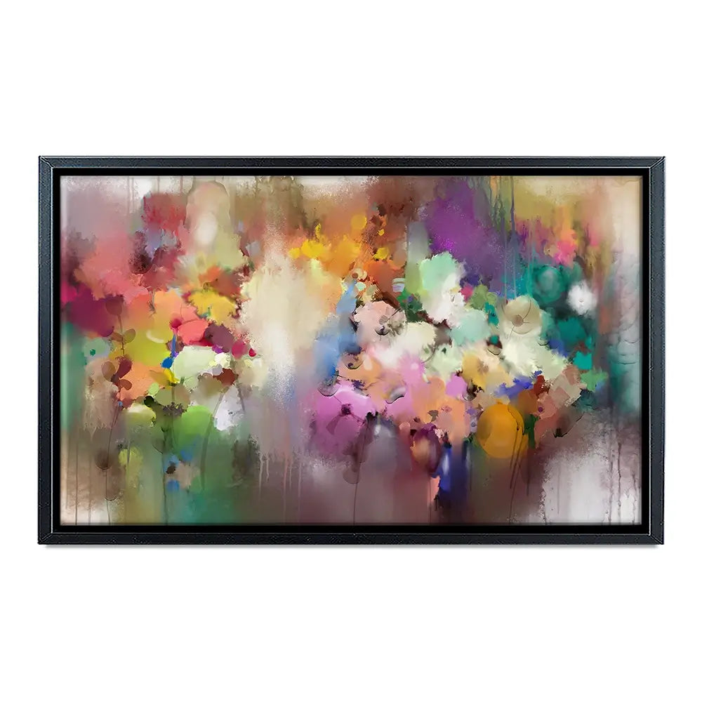 Hazy Watercolour Flowers Canvas Print Hazy Watercolour Flowers Canvas Print wall art product Art Print Shop
