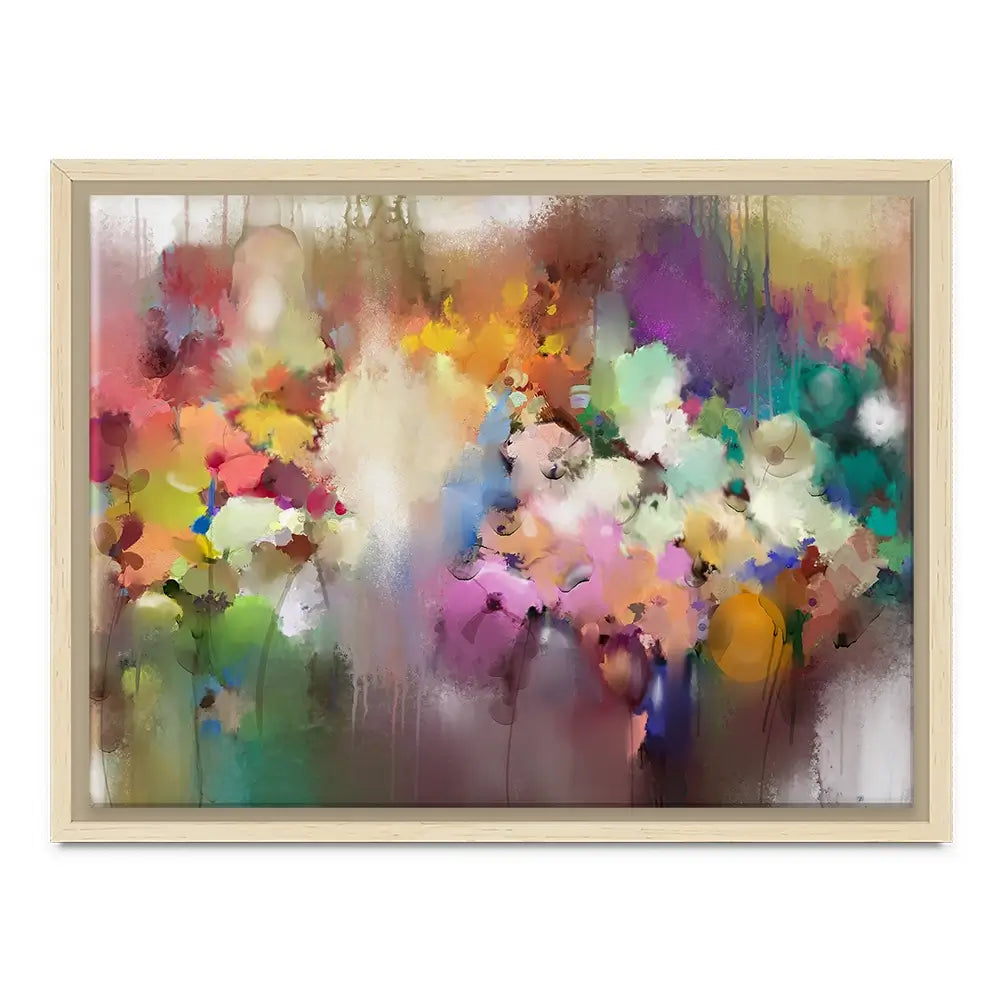 Hazy Watercolour Flowers Canvas Print Hazy Watercolour Flowers Canvas Print wall art product Art Print Shop