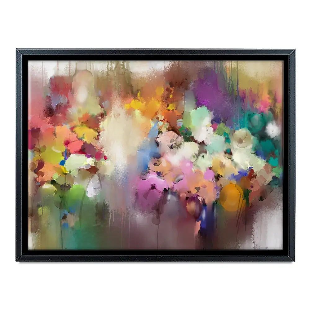 Hazy Watercolour Flowers Canvas Print Hazy Watercolour Flowers Canvas Print wall art product Art Print Shop