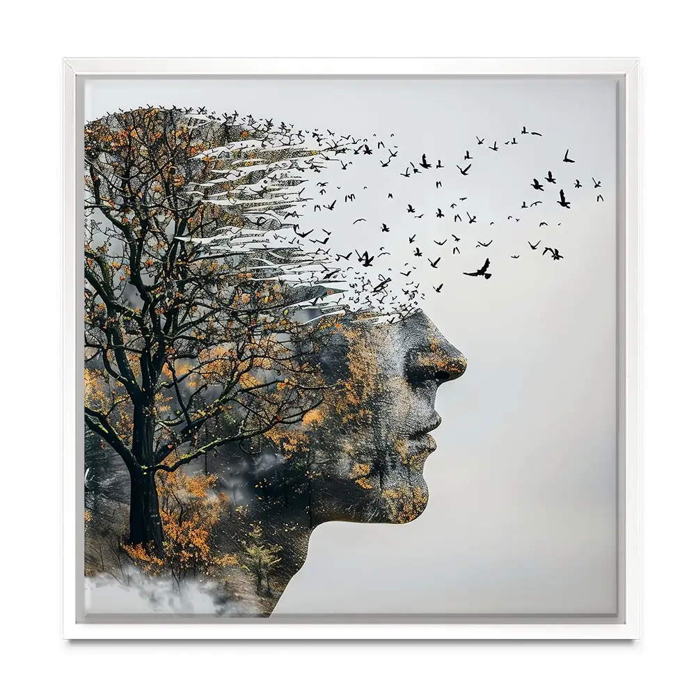 Headspace Square Canvas Print Headspace Square Canvas Print wall art product Art Print Shop