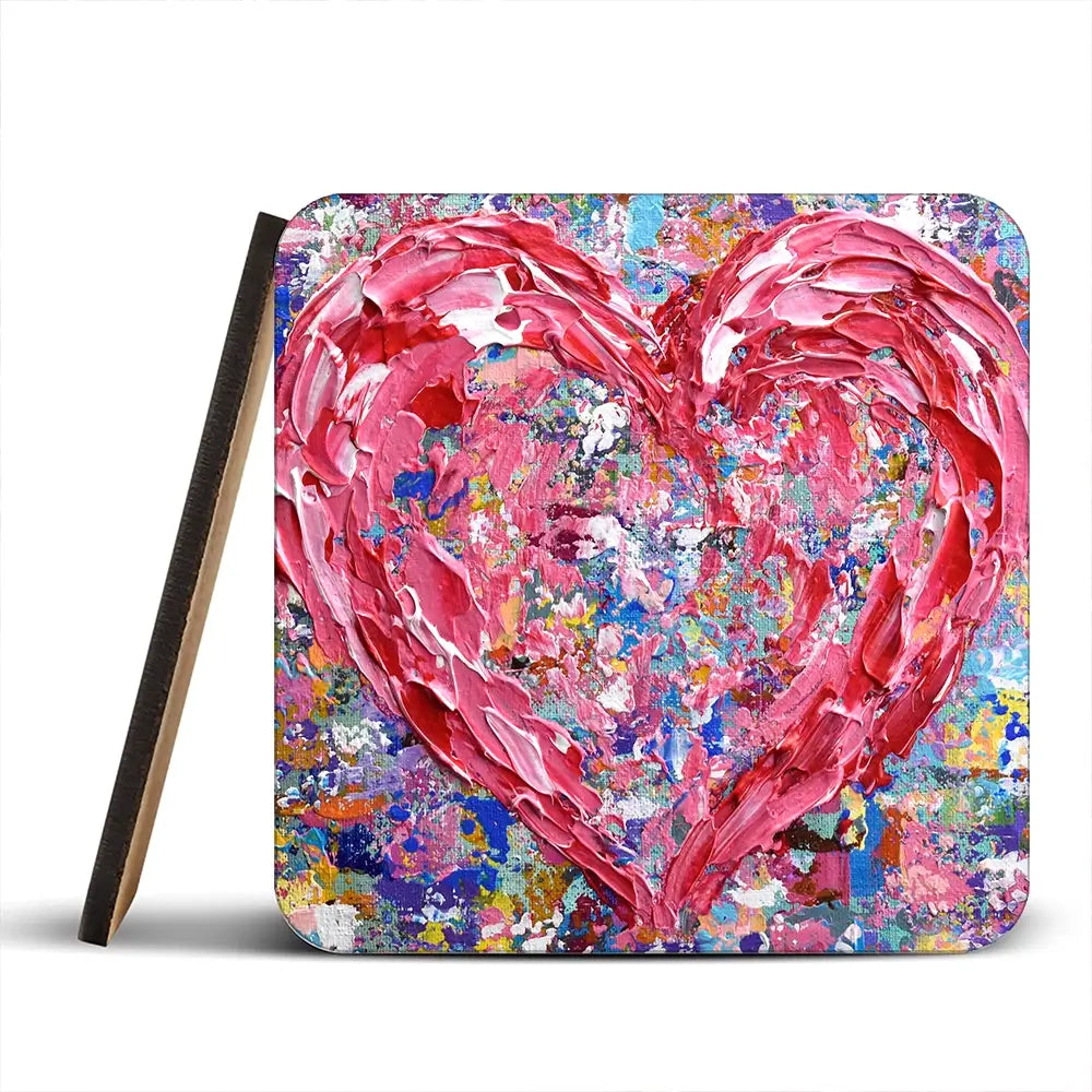 Heart Coaster Set Heart Coaster Set wall art product Olga Tkachyk