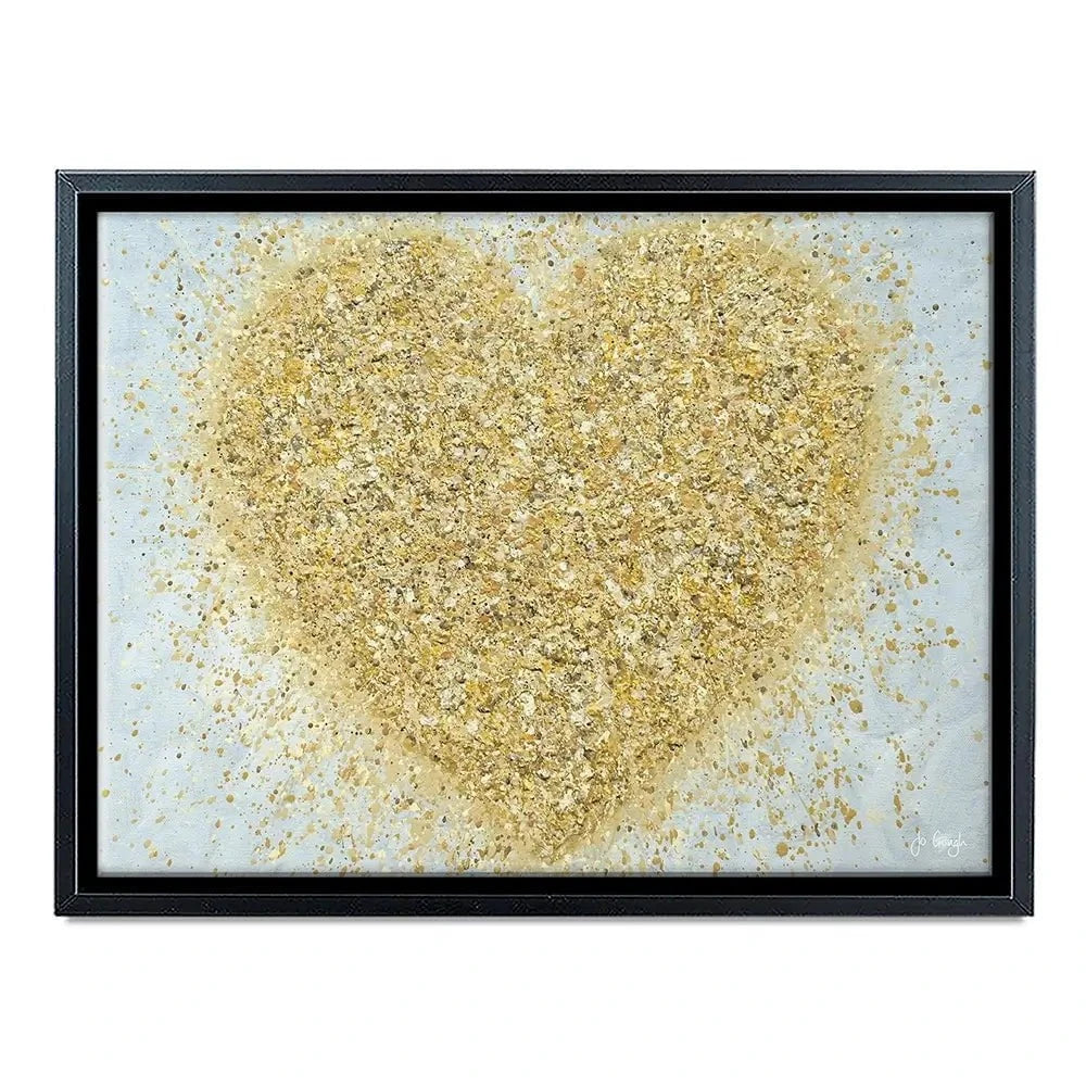 Heart Of Gold Canvas Print Heart Of Gold Canvas Print wall art product Jo Gough