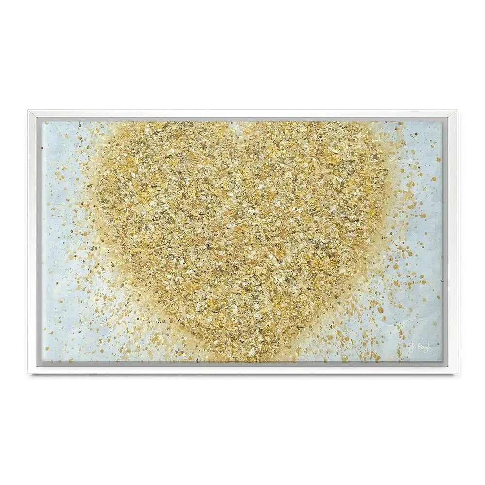 Heart Of Gold Canvas Print Heart Of Gold Canvas Print wall art product Jo Gough