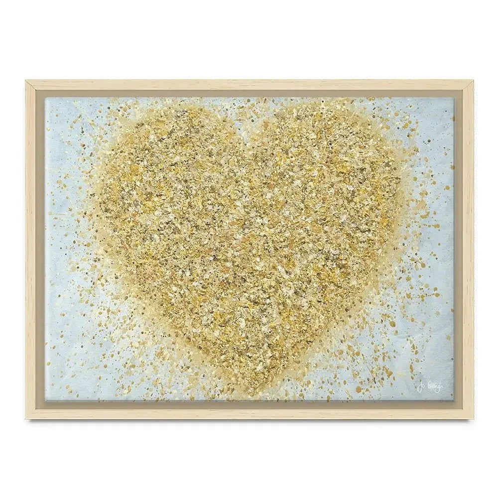 Heart Of Gold Canvas Print Heart Of Gold Canvas Print wall art product Jo Gough