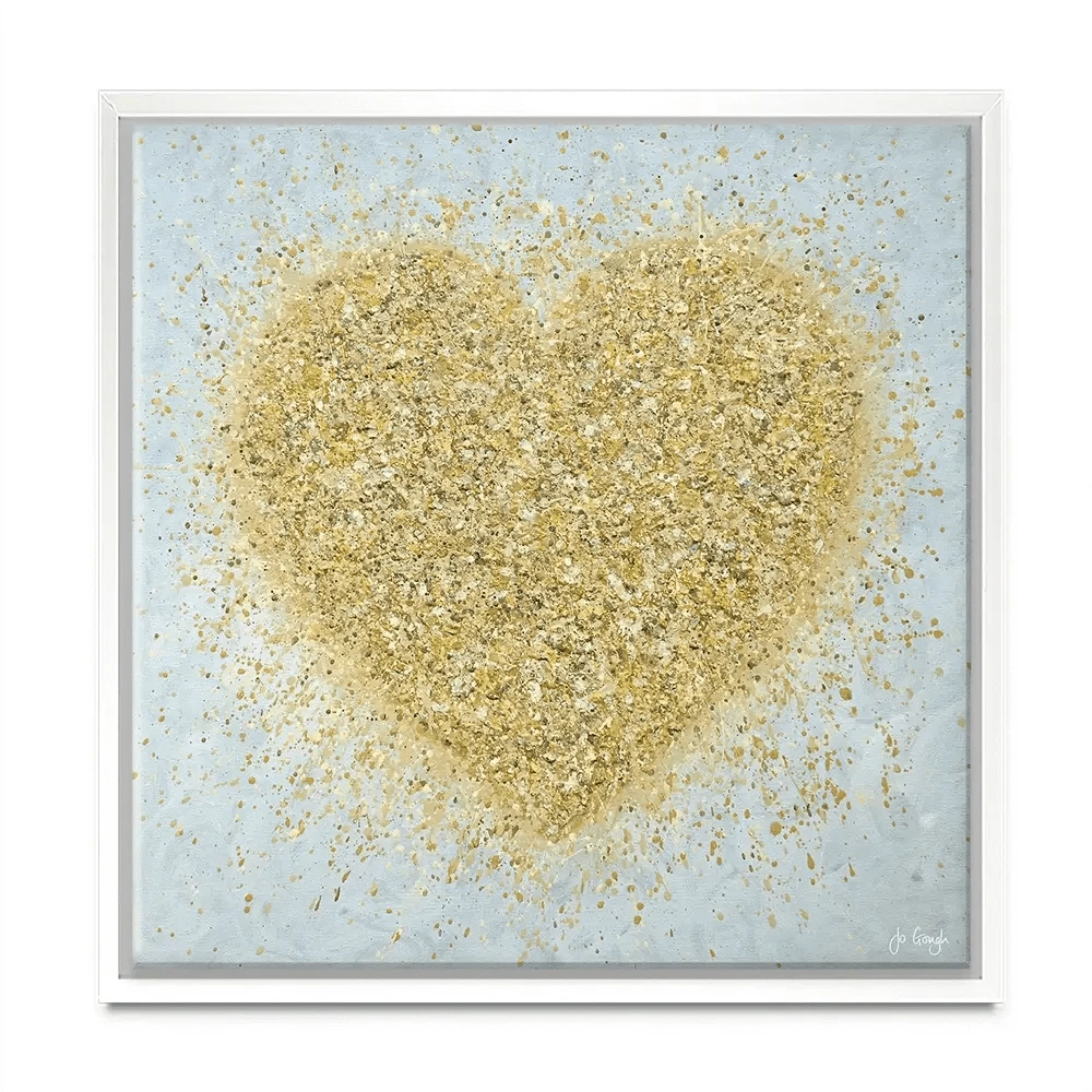Heart Of Gold Canvas Print Heart Of Gold Canvas Print wall art product Jo Gough