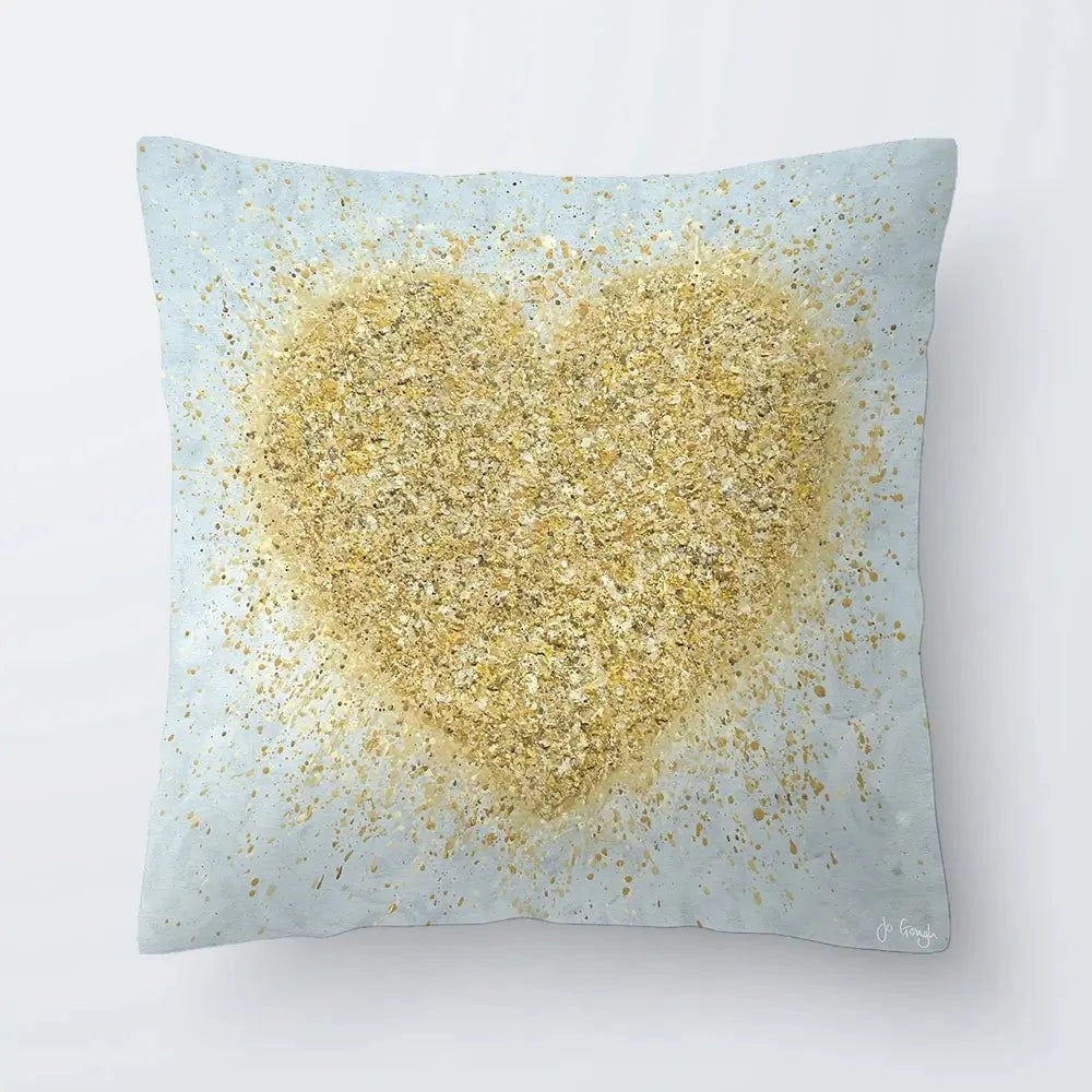 Heart Of Gold Cushion Heart Of Gold Cushion wall art product Jo Gough
