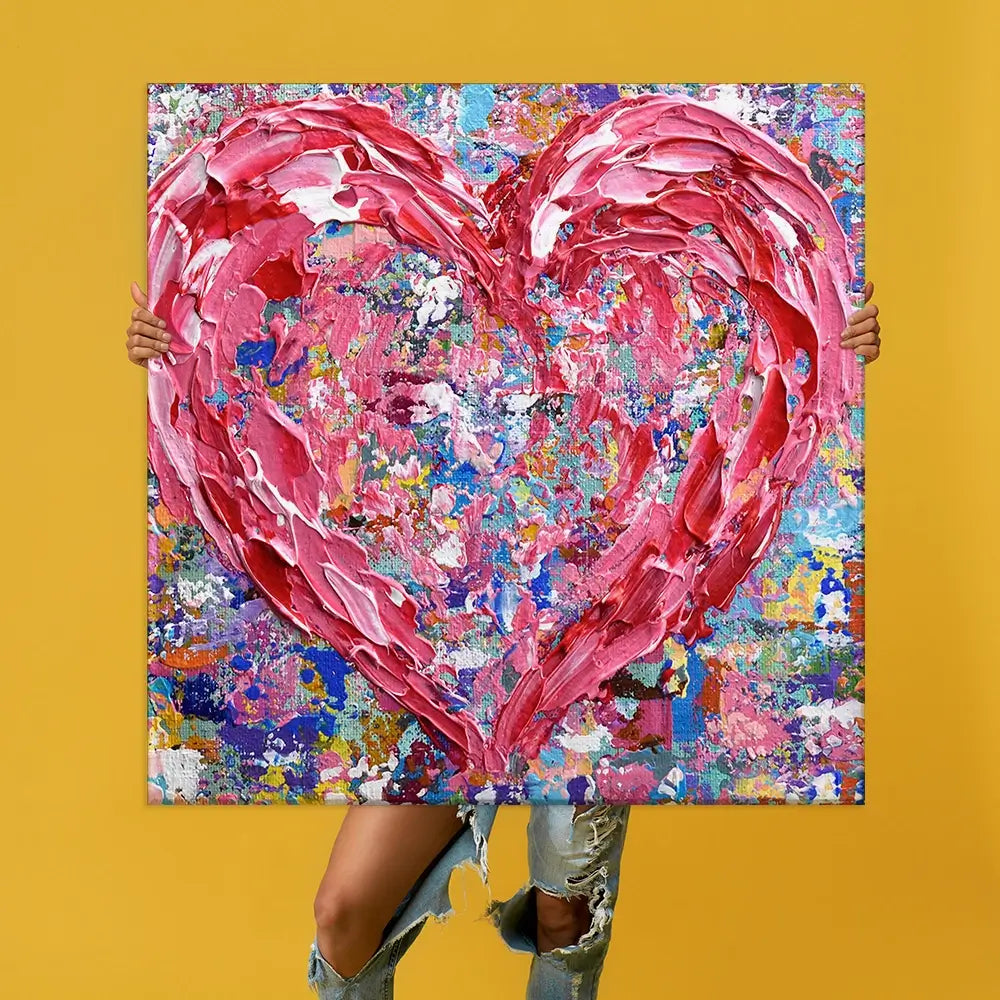 Heart Oversized Canvas Print Heart Oversized Canvas Print wall art product Art Print Shop