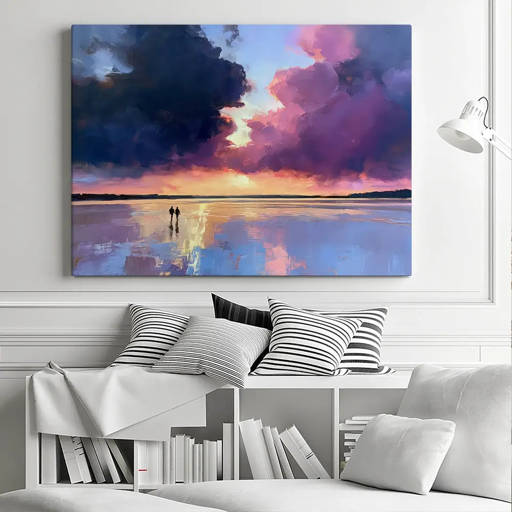 Heart To Heart Stroll Canvas Print Heart To Heart Stroll Canvas Print wall art product David Alexander Elder