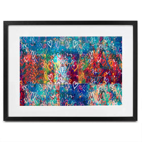 Hearts Everywhere Framed Art Print Hearts Everywhere Framed Art Print wall art product Svetlana Aleynikova