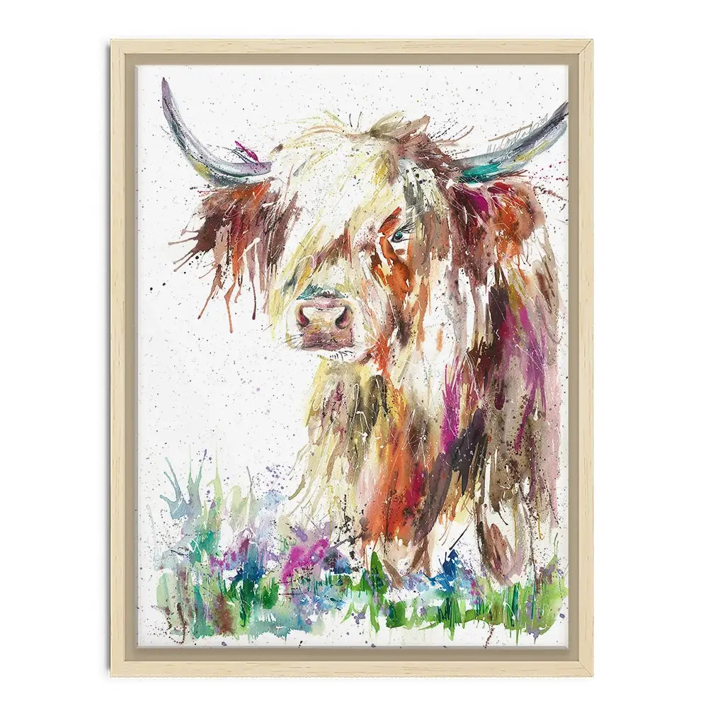 Heather Canvas Print Heather Canvas Print wall art product Nicola Jane Rowles