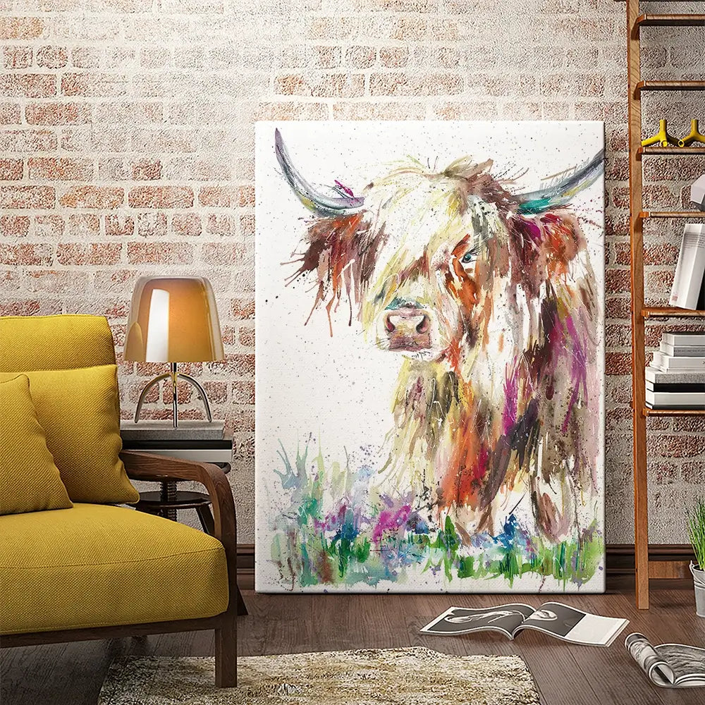 Heather Canvas Print Heather Canvas Print wall art product Nicola Jane Rowles