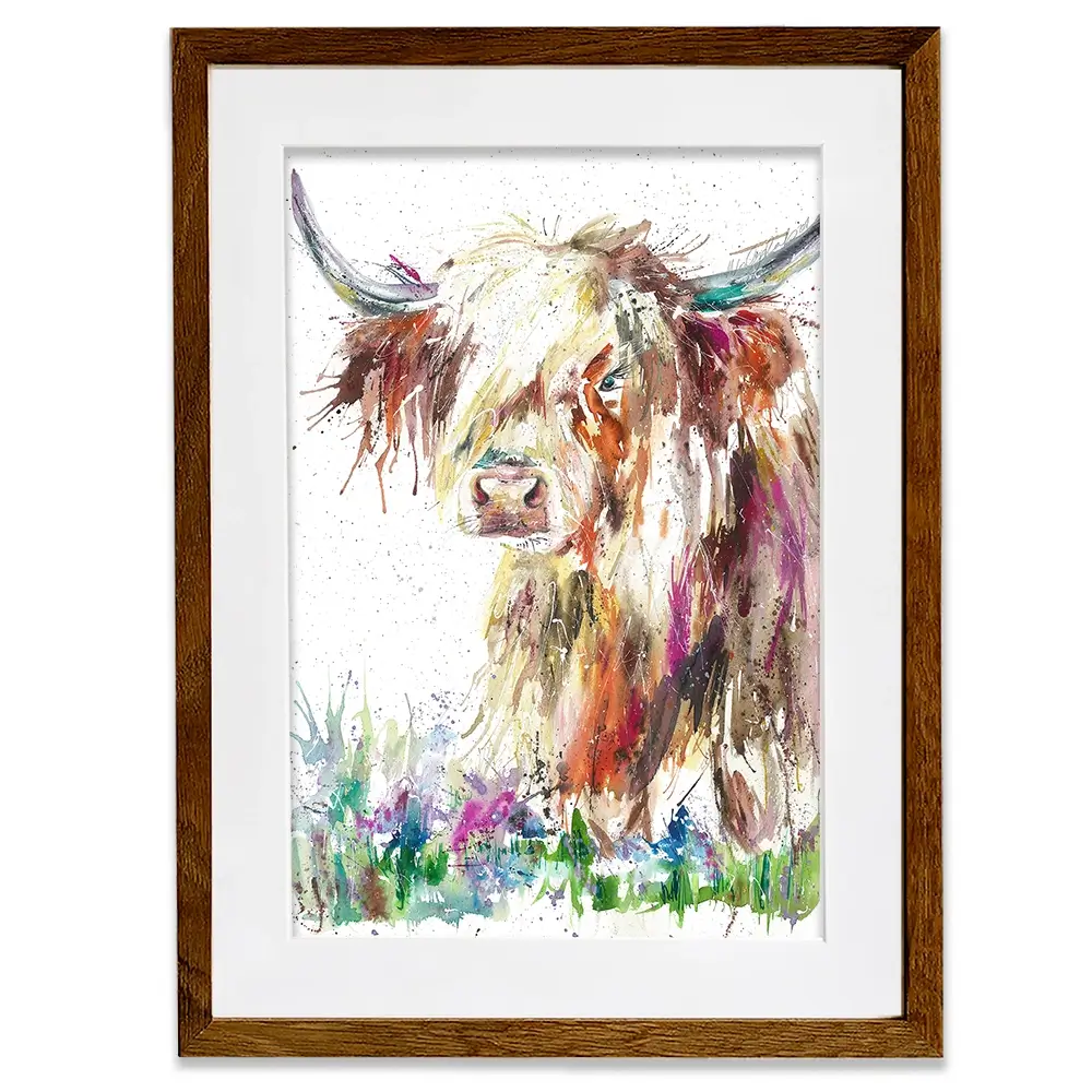 Heather Framed Art Print Heather Framed Art Print wall art product Nicola Jane Rowles