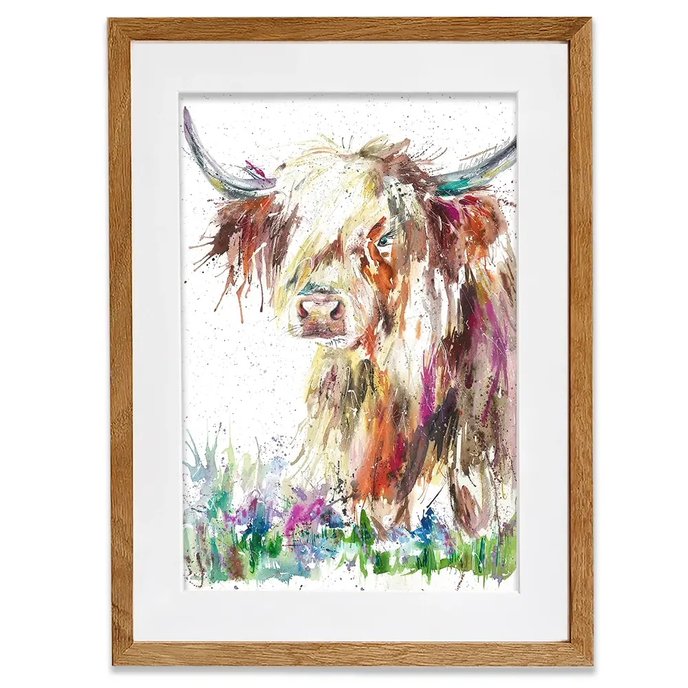 Heather Framed Art Print Heather Framed Art Print wall art product Nicola Jane Rowles