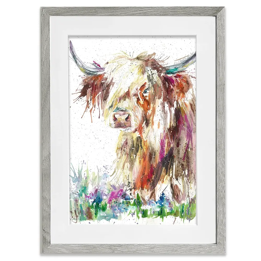 Heather Framed Art Print Heather Framed Art Print wall art product Nicola Jane Rowles