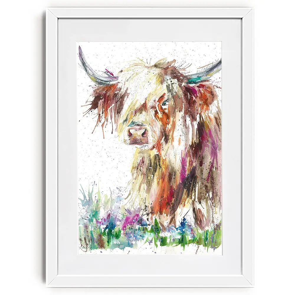 Heather Framed Art Print Heather Framed Art Print wall art product Nicola Jane Rowles