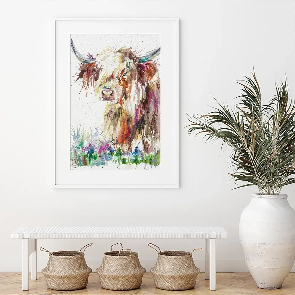 Heather Framed Art Print Heather Framed Art Print wall art product Nicola Jane Rowles