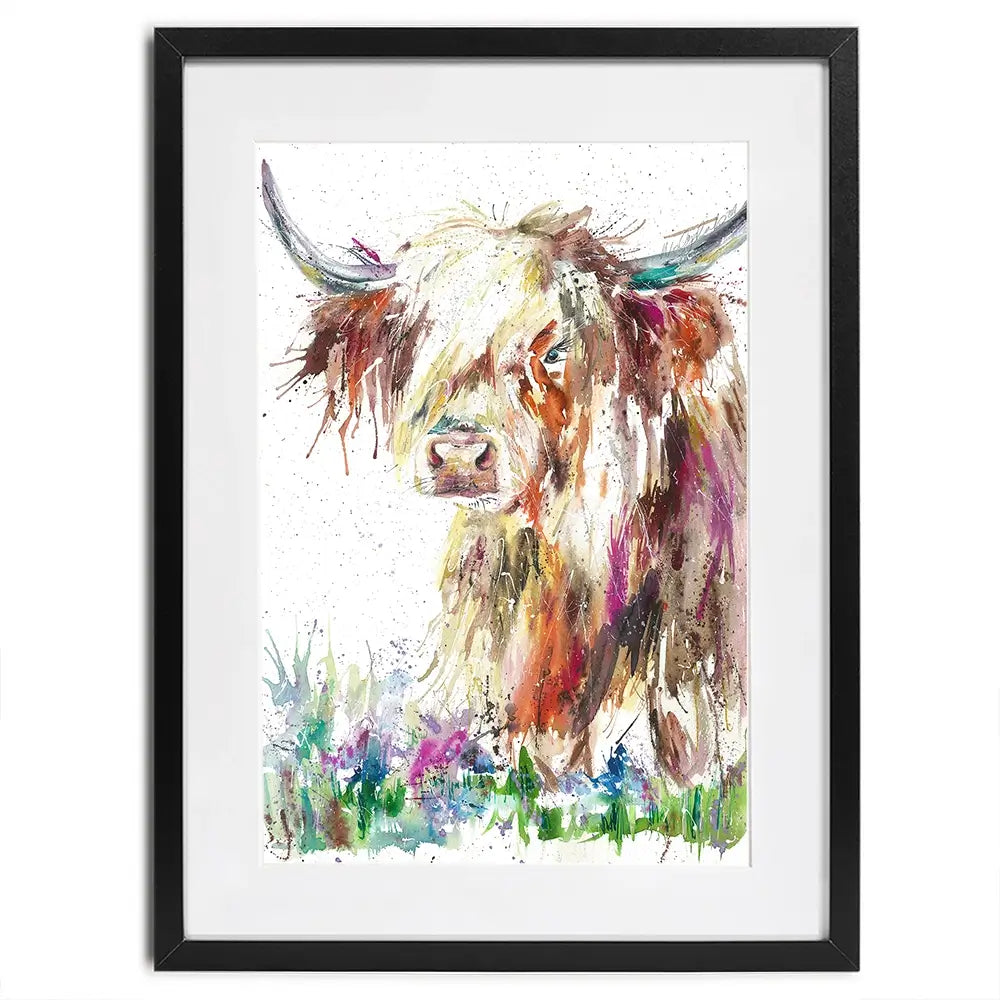 Heather Framed Art Print Heather Framed Art Print wall art product Nicola Jane Rowles