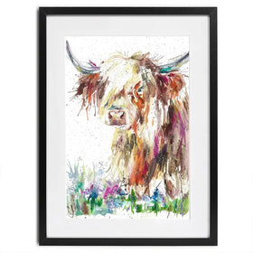 Heather Framed Art Print Heather Framed Art Print wall art product Nicola Jane Rowles