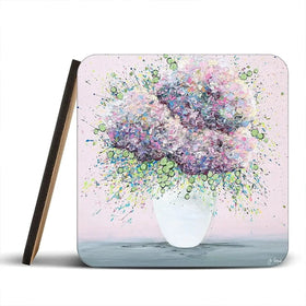 Heaven Scent Coaster Set Rainbow Soul Tree Coaster Set | Rainbow Soul Tree Art Coasters wall art product Jo Gough