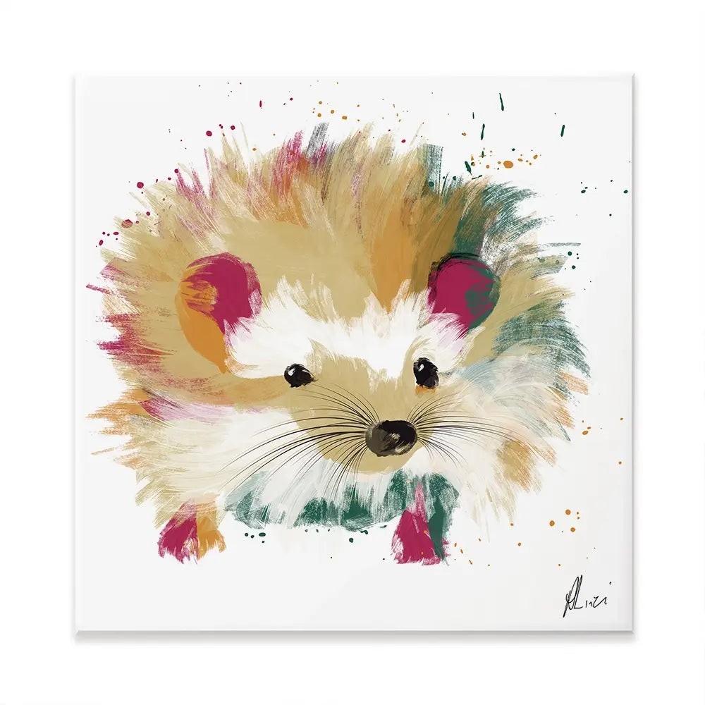 Hedgehog Canvas Print Hedgehog Canvas Print wall art product Aimee Linzi