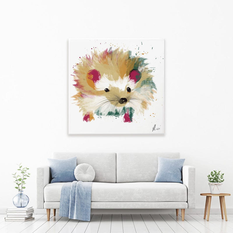 Hedgehog Canvas Print wall art product Aimee Linzi
