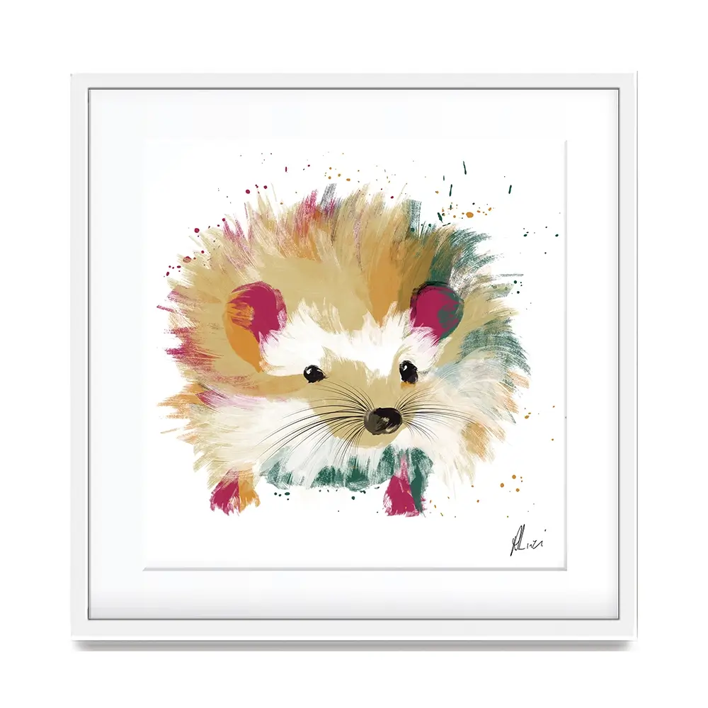 Hedgehog Framed Art Print Hedgehog Framed Art Print wall art product Aimee Linzi