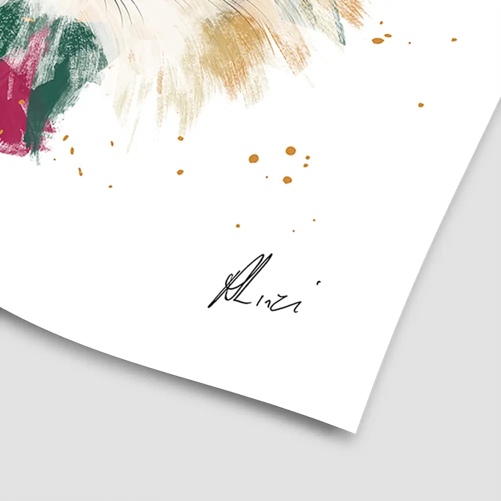 Hedgehog Square Art Print Hedgehog Square Art Print wall art product Aimee Linzi