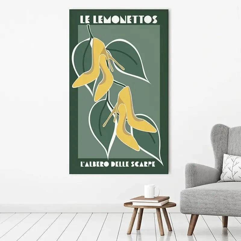 Heels Grow On Trees Canvas Print Heels Grow On Trees Canvas Print wall art product Sarah Manovski