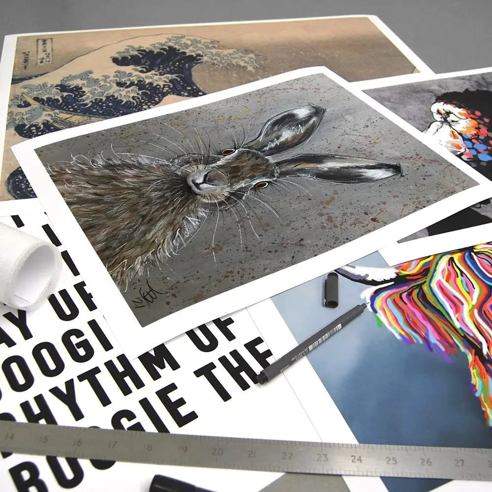 Henry The Hare Art Print Henry The Hare Art Print wall art product Jane Brookshaw