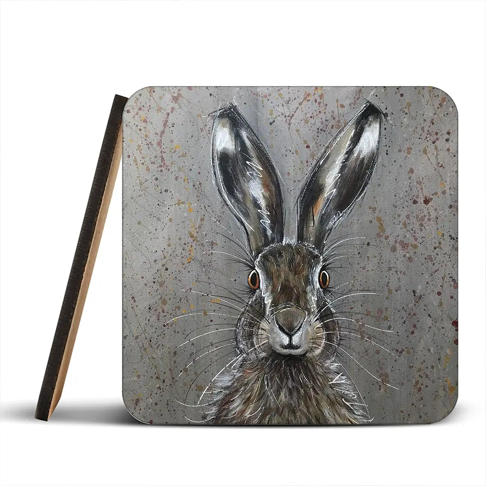 Henry The Hare Coaster Set Henry The Hare Coaster Set wall art product Jane Brookshaw