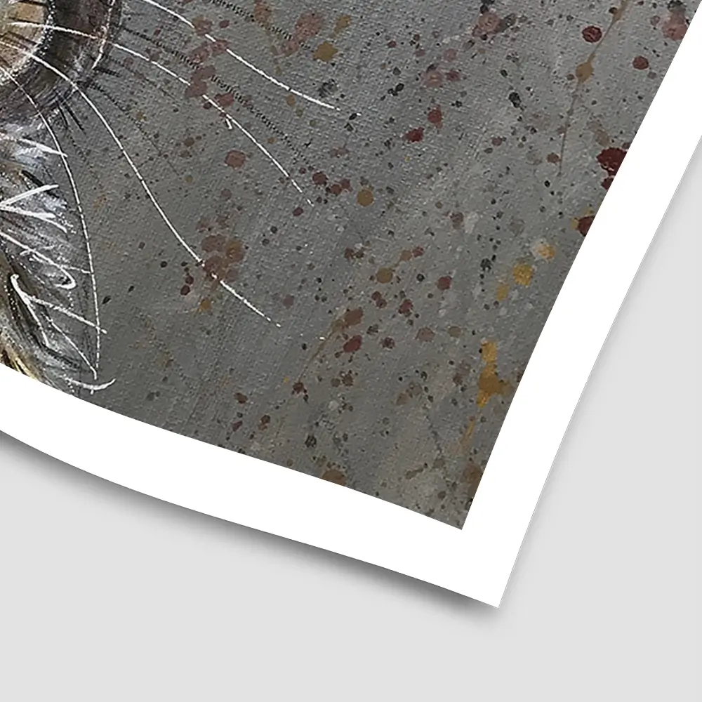 Henry The Hare Square Art Print Henry The Hare Square Art Print wall art product Jane Brookshaw