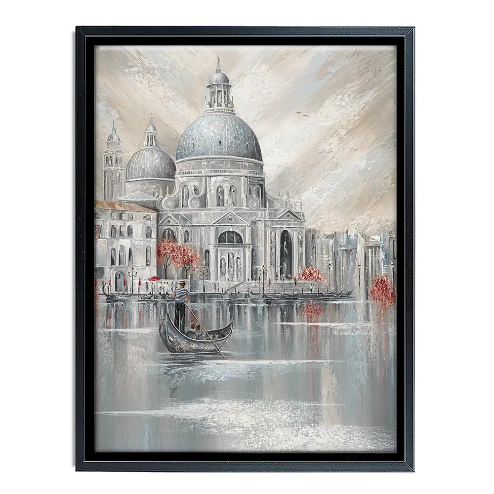 Her City His Heart Canvas Print Her City His Heart Canvas Print wall art product Isabella Karolewicz