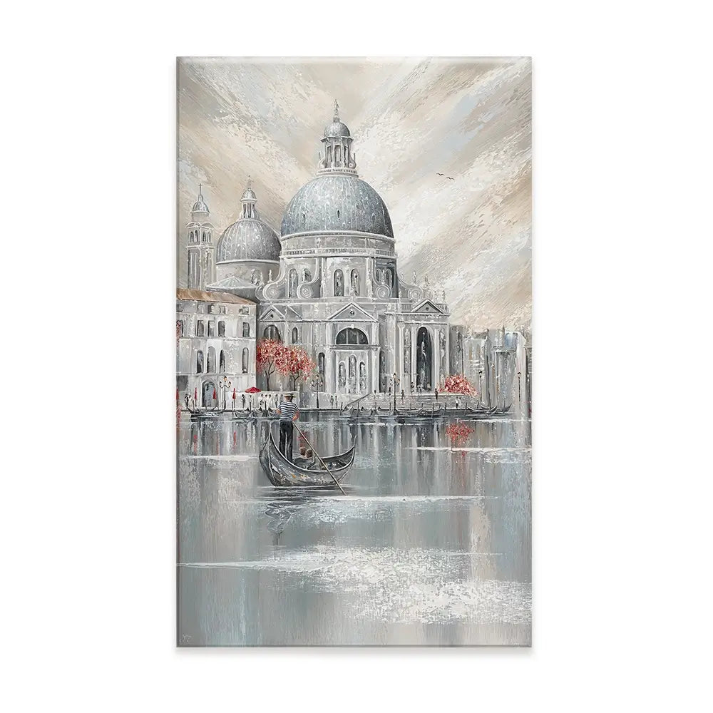 Her City His Heart Canvas Print Her City His Heart Canvas Print wall art product Isabella Karolewicz