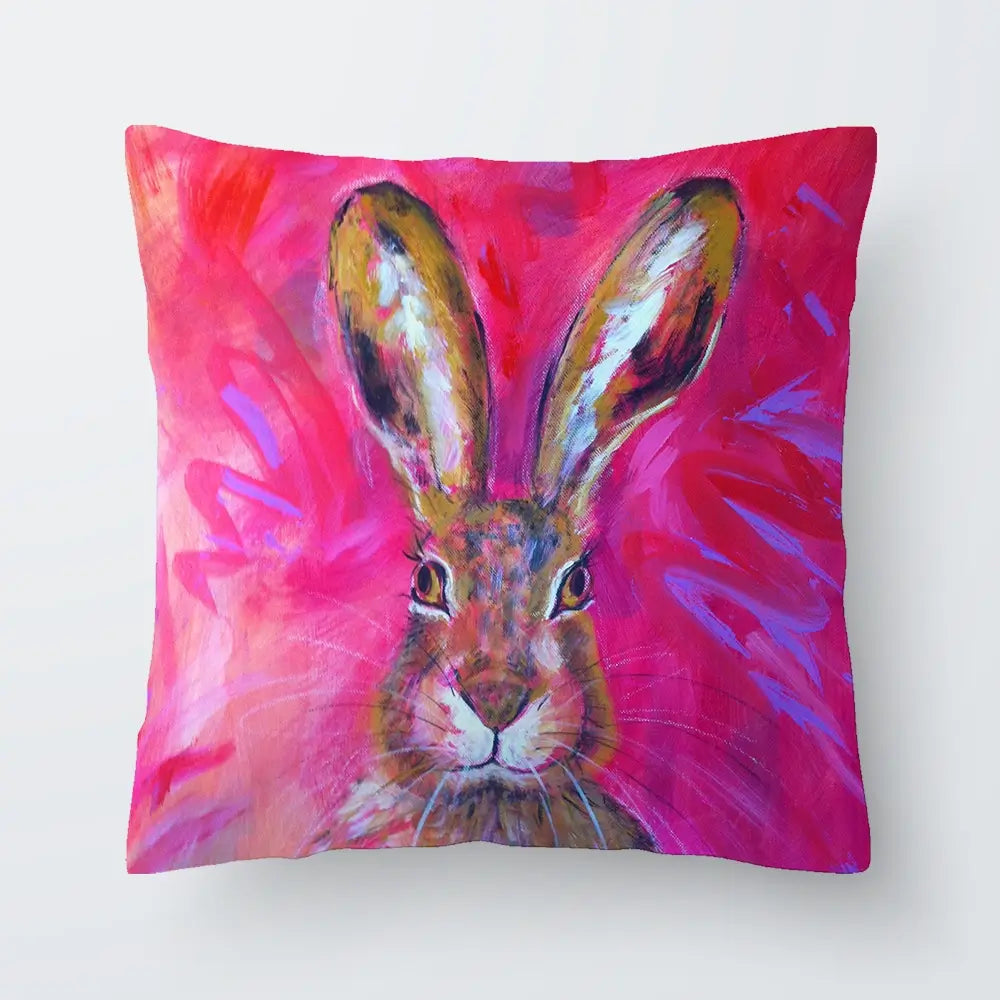 Herbert The Hare Cushion Herbert The Hare Cushion wall art product Jane Brookshaw