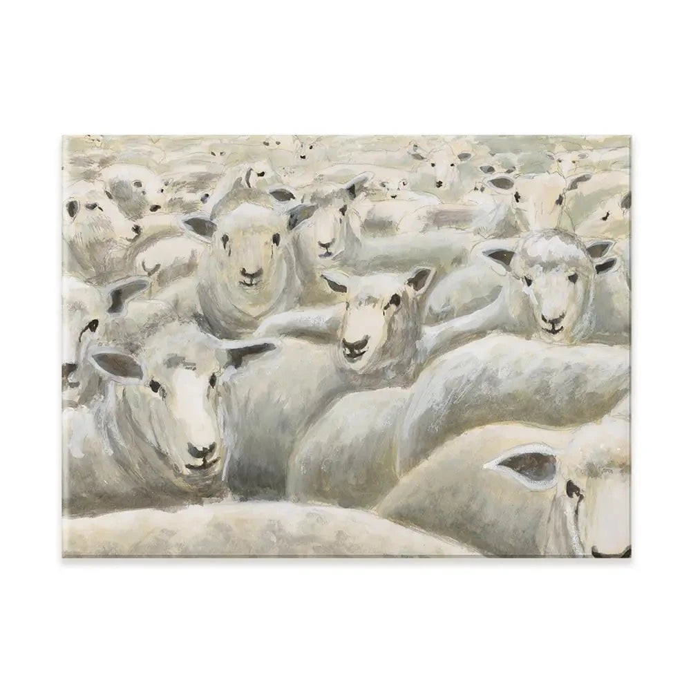 Herd Mentality Canvas Print Herd Mentality Canvas Print wall art product Michael Willett