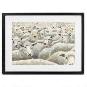 Herd Mentality Framed Art Print Herd Mentality Framed Art Print wall art product Michael Willett