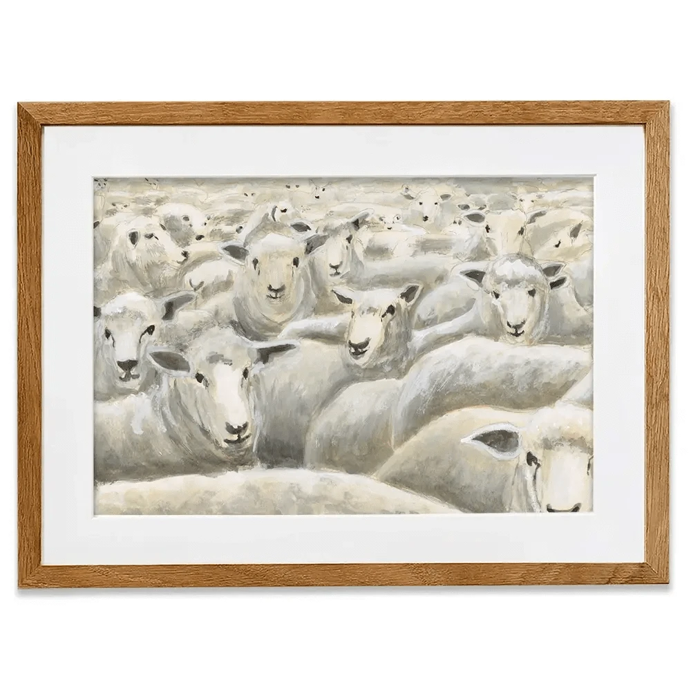 Herd Mentality Framed Art Print Herd Mentality Framed Art Print wall art product Michael Willett